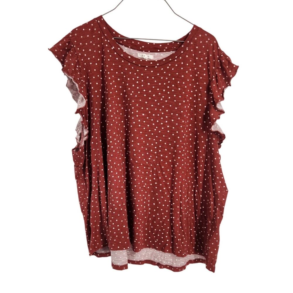 Maurices Polka Dot Top - Women's Plus Size 3X